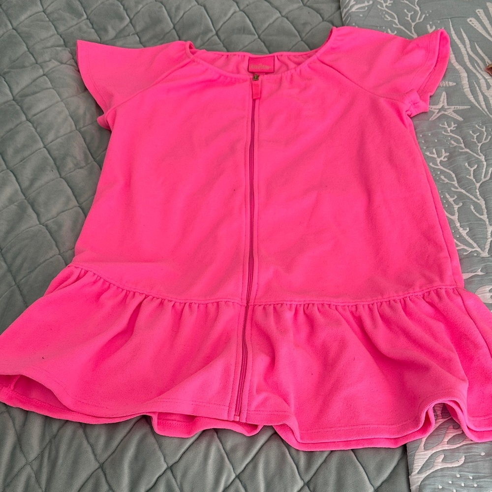 Lily Pulitzer Bright Pink Cover up
